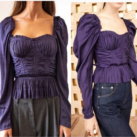 Ulla Johnson Tops - Ulla Johnson Corset Silk blouse